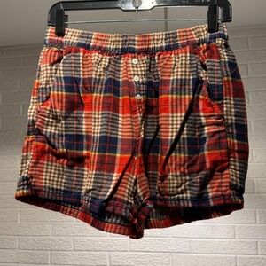 Aerie Womens Plaid Shorts Lounge Sleep Pajama Casual Cute Comfy Small S